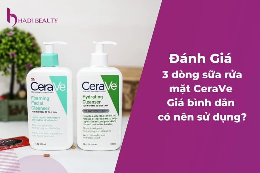 Review sữa rửa mặt Cerave