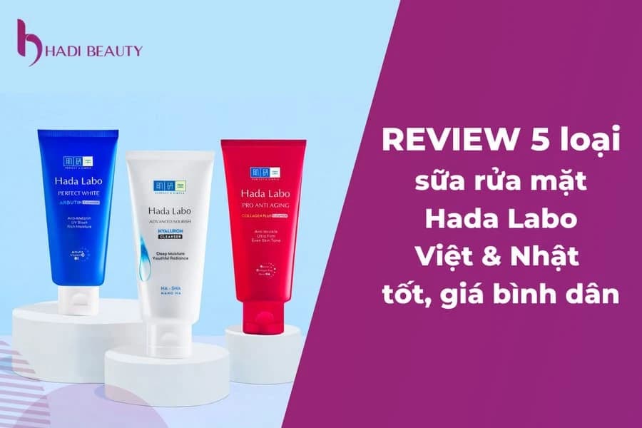 Review sữa rửa mặt Hada Labo